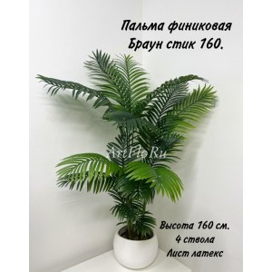+++Пальма финиковая Браун стик 160. Пальма искусственная 101037
