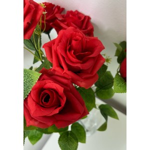 Букет Роза искусственная Пышность с добавками из мелкоцветов. 500004