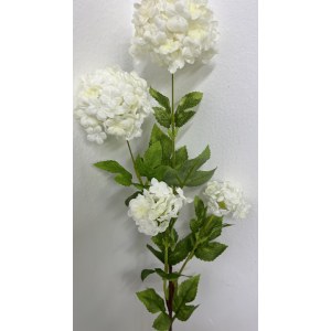 Ветка Вибурнум искусственный Интрига Белый. Калина цветущая. 110062