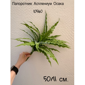 Куст малый. Папоротник искусственный силиконовый Асплениум Осака. 105160